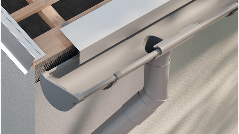 Dachentwässerung aus Metall